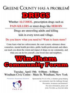 PAS IT ON Windham forum flyer