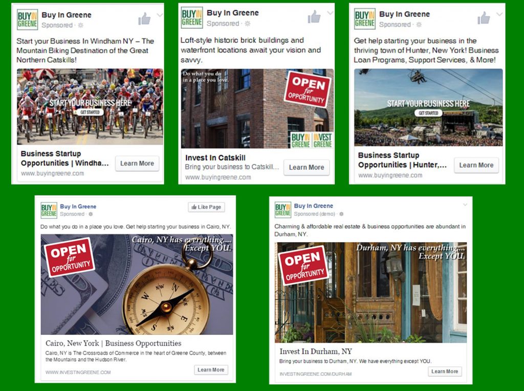 Invest In Greene Website Social Media Advertisitng