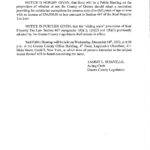 Notice of Public Hearing SCTE 2022