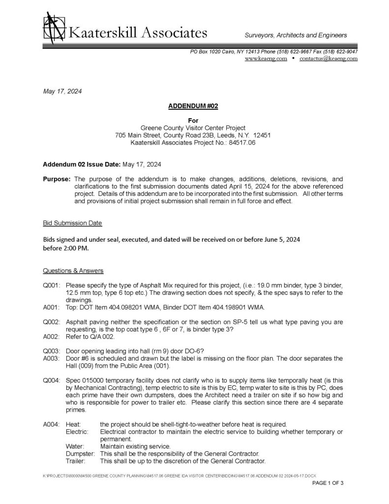 Addendum 2 5.17.2024 Page 1