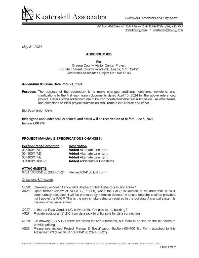 Addendum 3 5.21.2024 Page 1